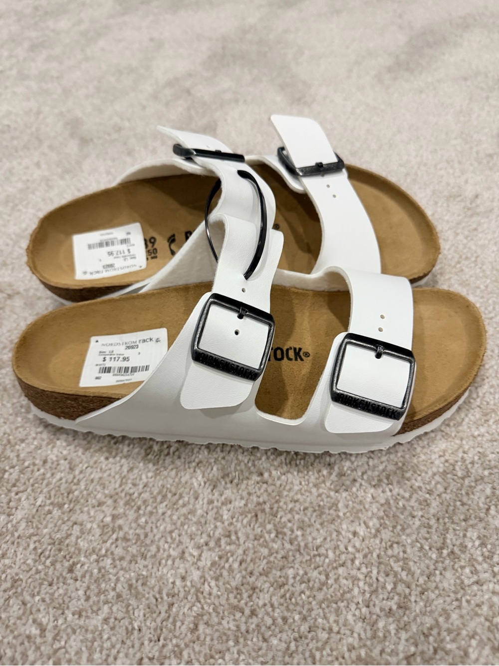 Birkenstock women White Two-Strap Sandal - Picture 2 of 3